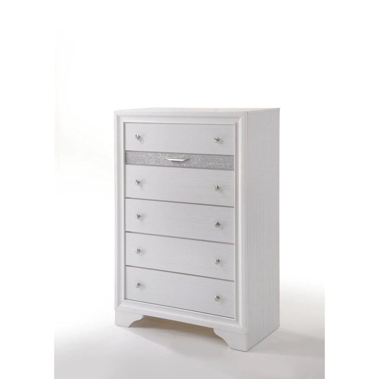 Naima Five Drawer Vertical Storage Chest Glide