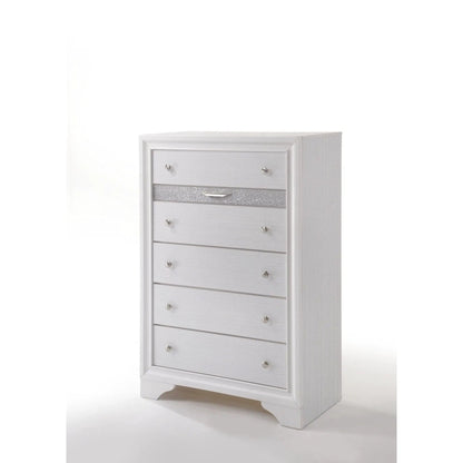 Naima Five Drawer Vertical Storage Chest Glide