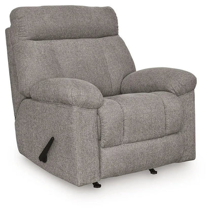 Hoyne Park rocker recliner in gray upholstery by Unique Piece Furniture on Tampa Home & Garden Store