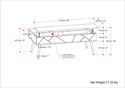 Handcrafted lift-top coffee table with storage by HouseOfZazla on Tampa Home & Garden Store