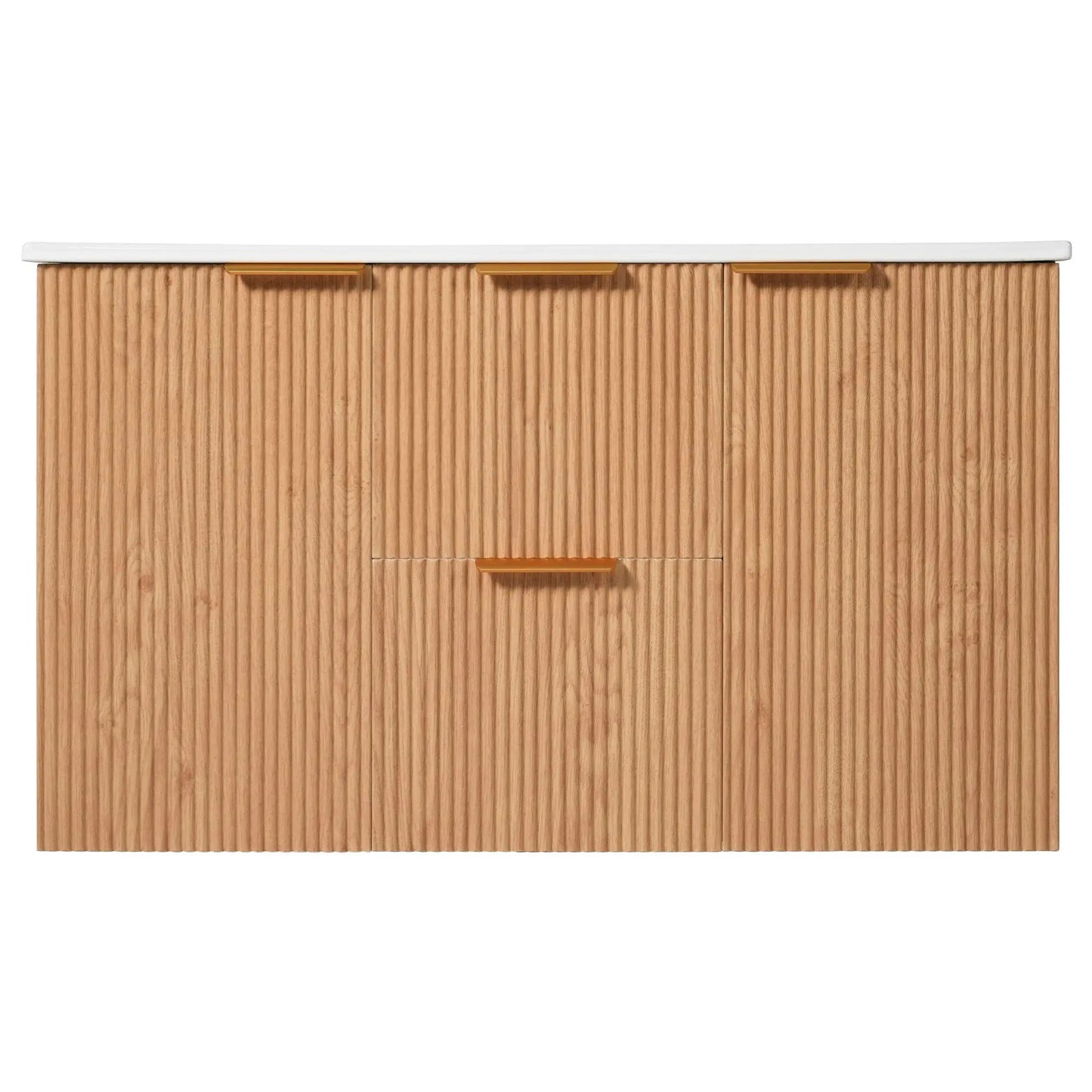 Modern Wall Mounted Vanity and Soft Close Doors