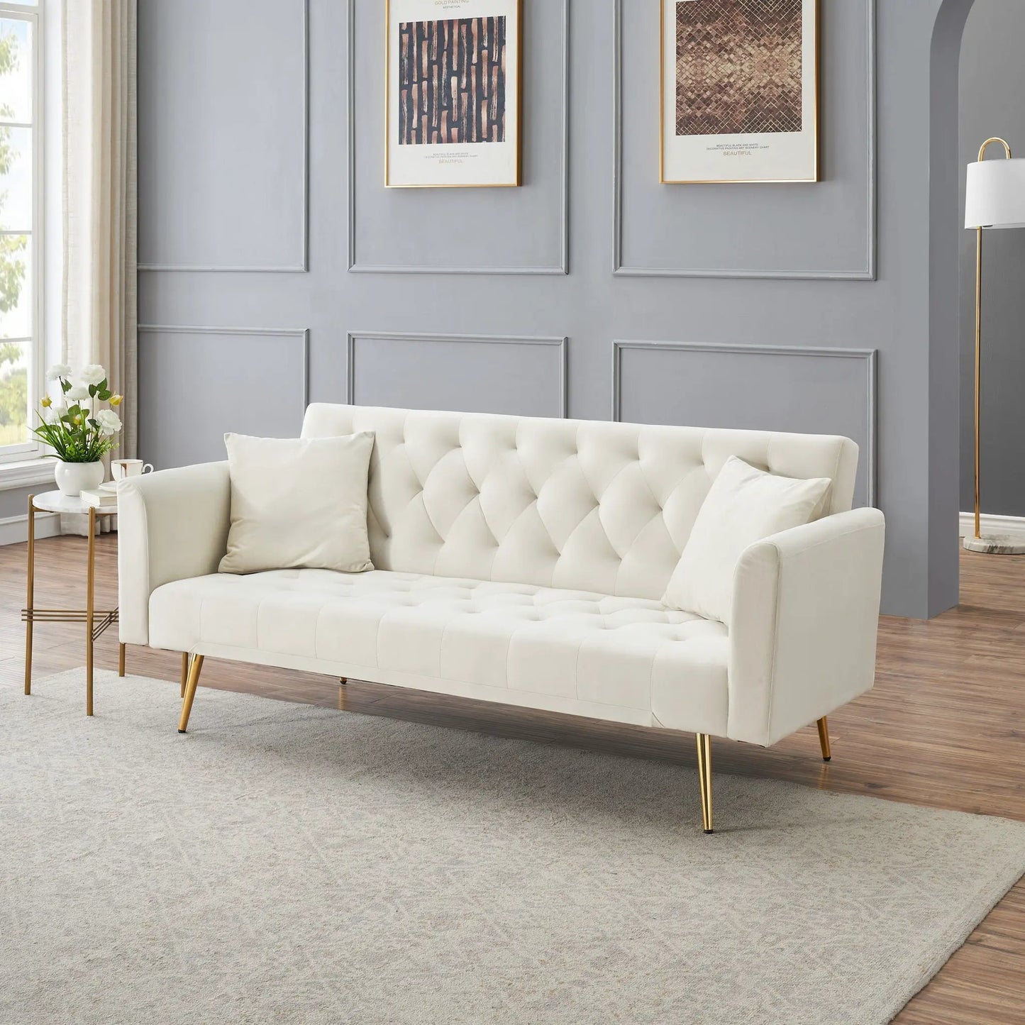 Convertible Double Folding Living Room Sofa Bed