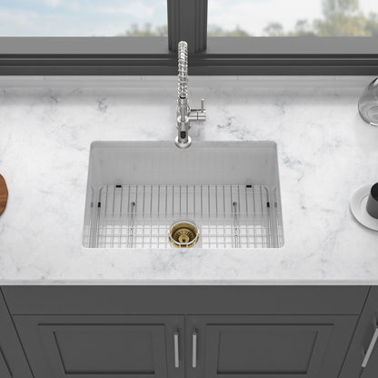 The Dual Mount Ceramic Single Bowl Kitchen Sink