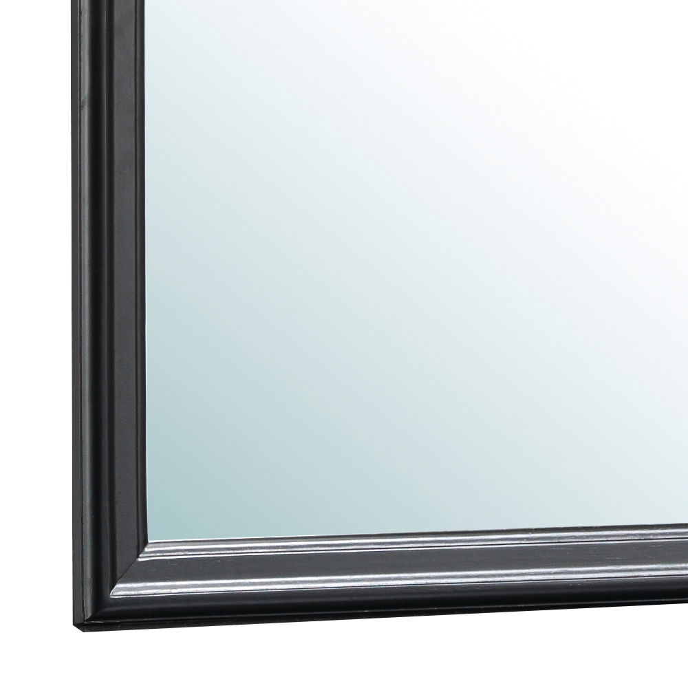 Elegant Wall Mirror Black frame with silver trim by HouseOfZazla, wall mirror on Tampa Home & Garden Store