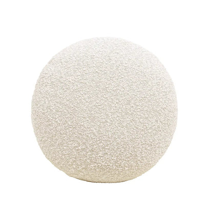 Fuji Mushroom Footstool Ottoman cream boucle upholstery by Unique Piece Furniture on Tampa Home & Garden Store