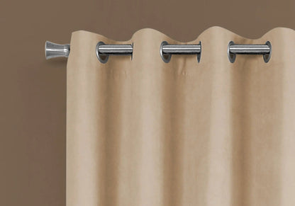 2 Piece Curtain Panel Set Room Darkening Grommet
