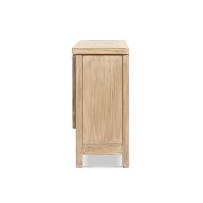 Natural reclaimed wood 2-door accent cabinet Rowan by HouseOfZazla on Tampa Home & Garden Store