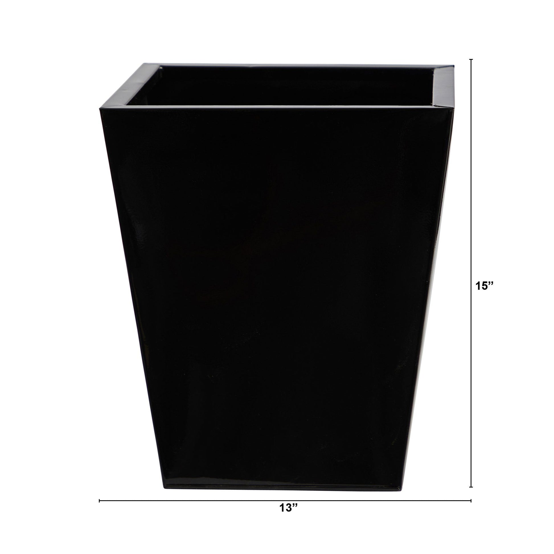15” Classic Square Metal Planter - Tampa Home & Garden Store