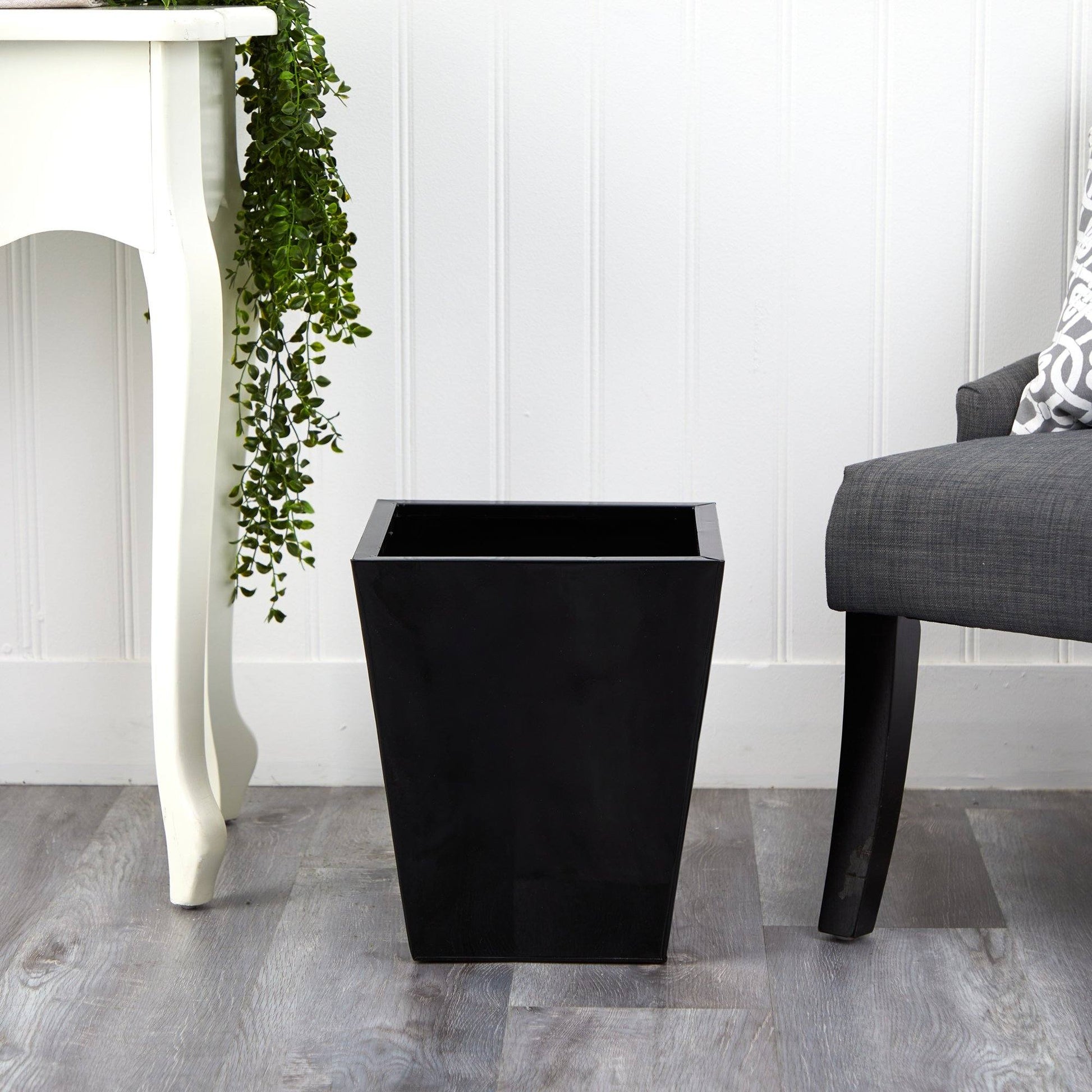 15” Classic Square Metal Planter - Tampa Home & Garden Store