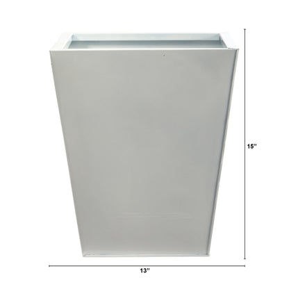 15” Classic Square Metal Planter - Tampa Home & Garden Store