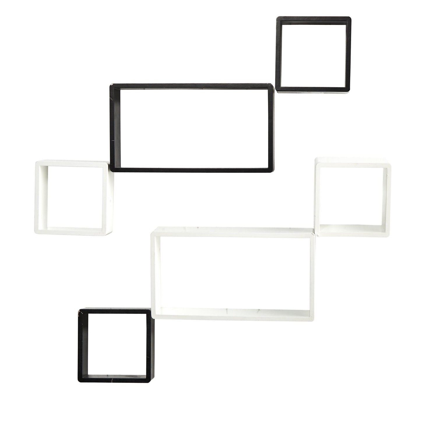 15" Modern Wall Art Décor Floating Shelves (Set of 6)" - Tampa Home & Garden Store