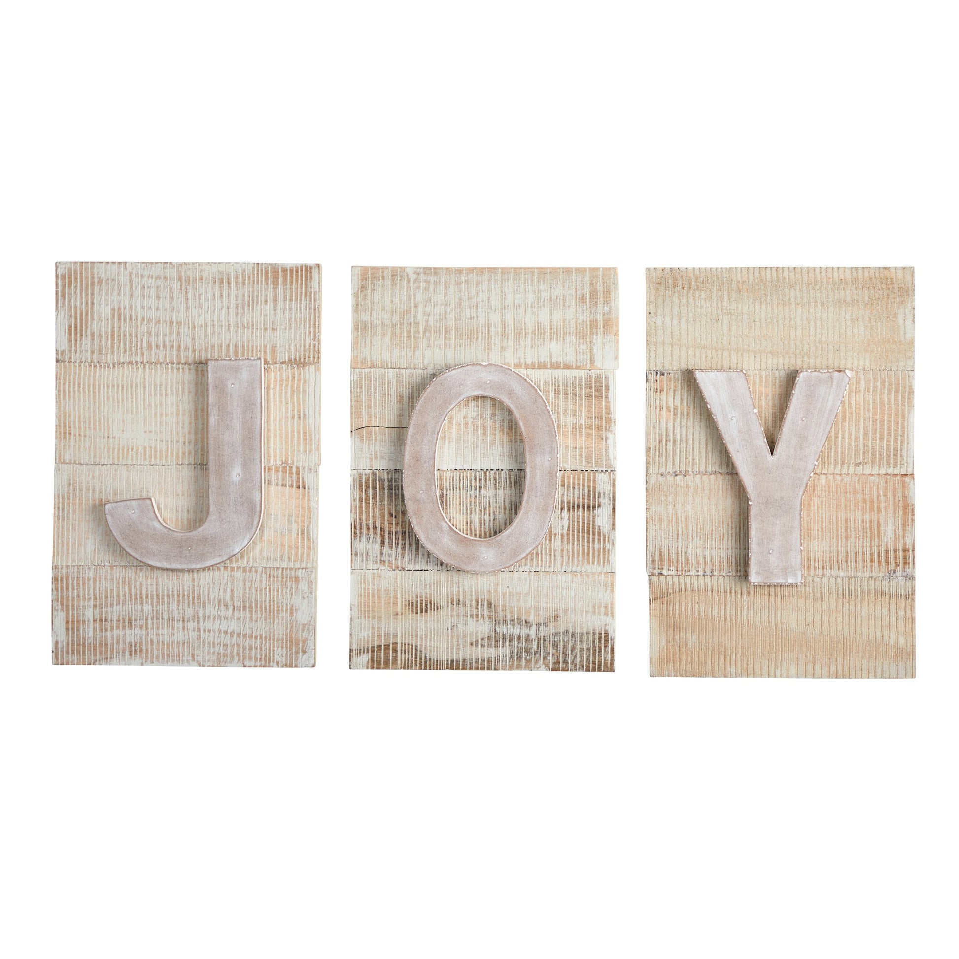 15” Rustic “JOY” Wall Art - Tampa Home & Garden Store