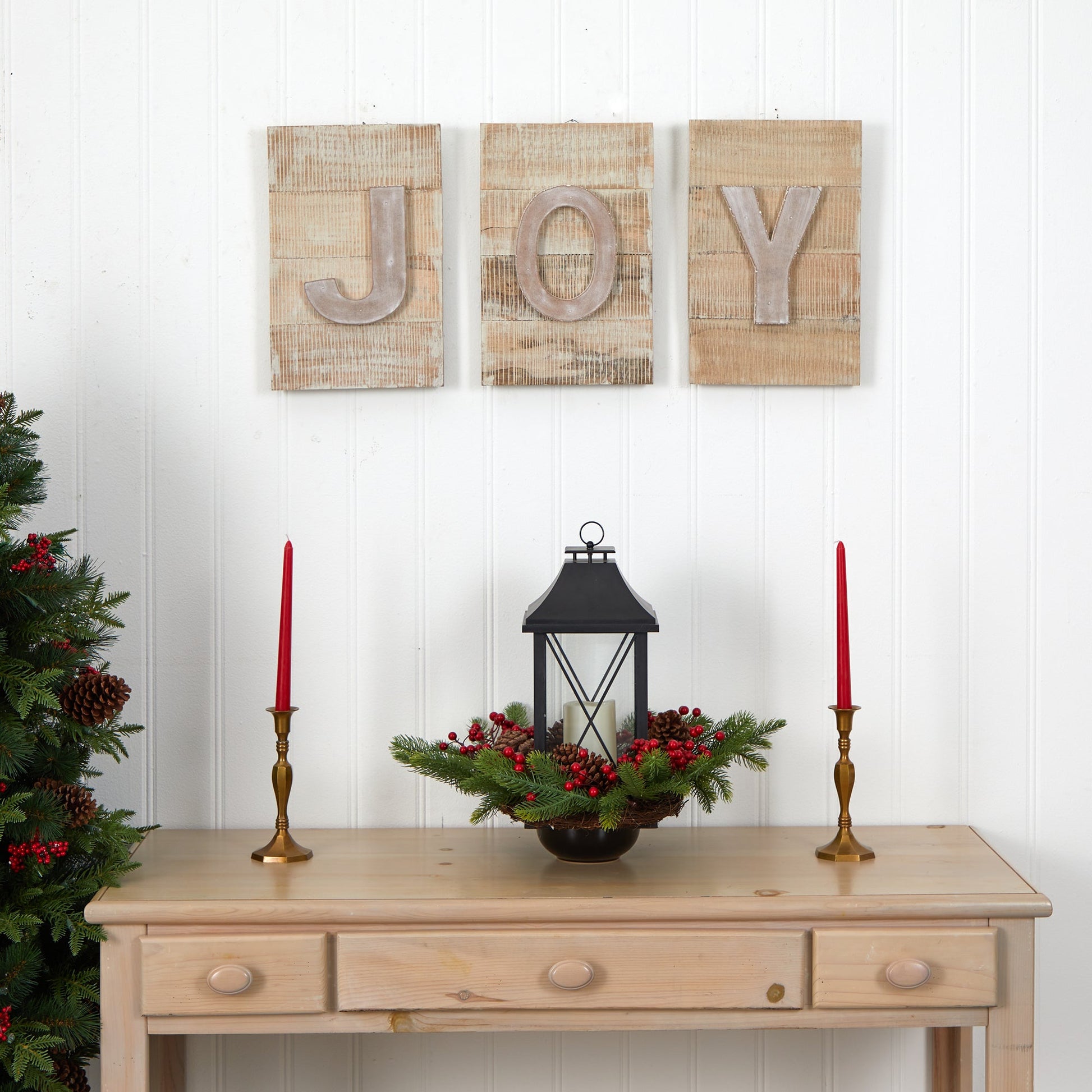15” Rustic “JOY” Wall Art - Tampa Home & Garden Store