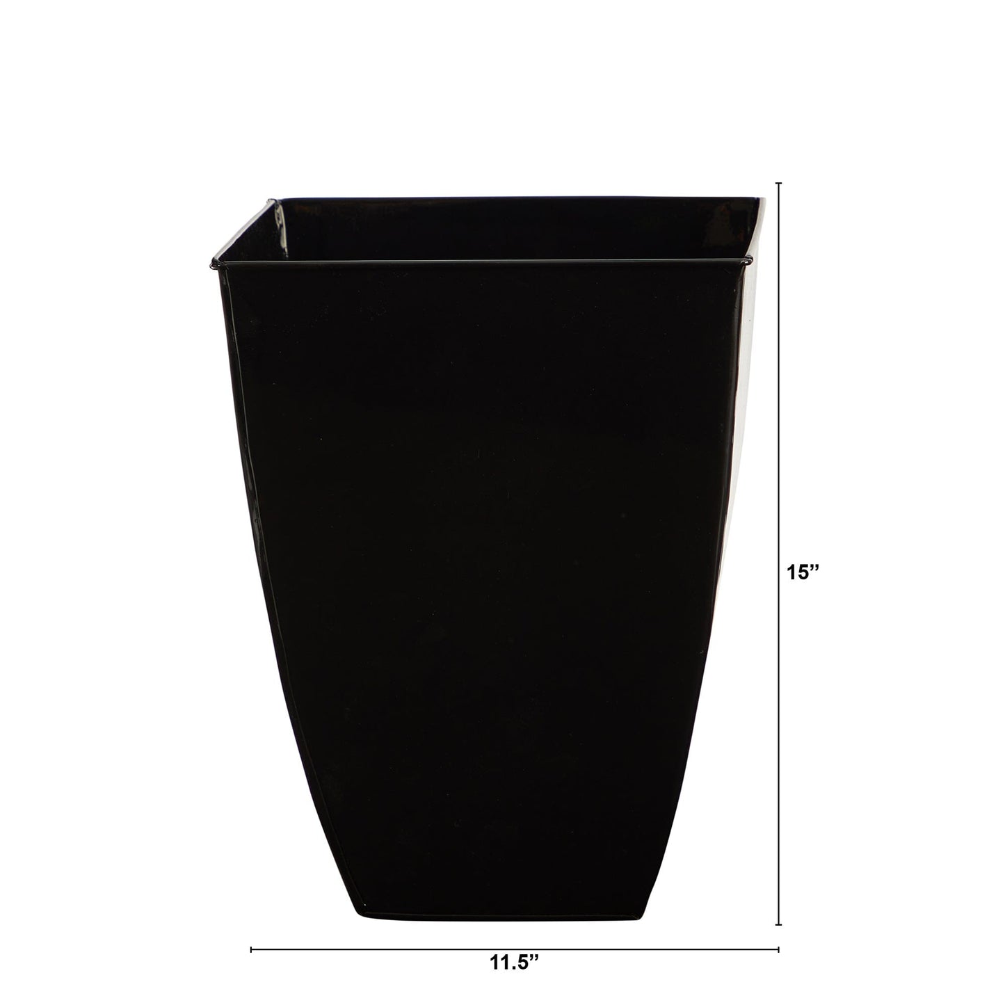 15” Square Tin Planter - Tampa Home & Garden Store