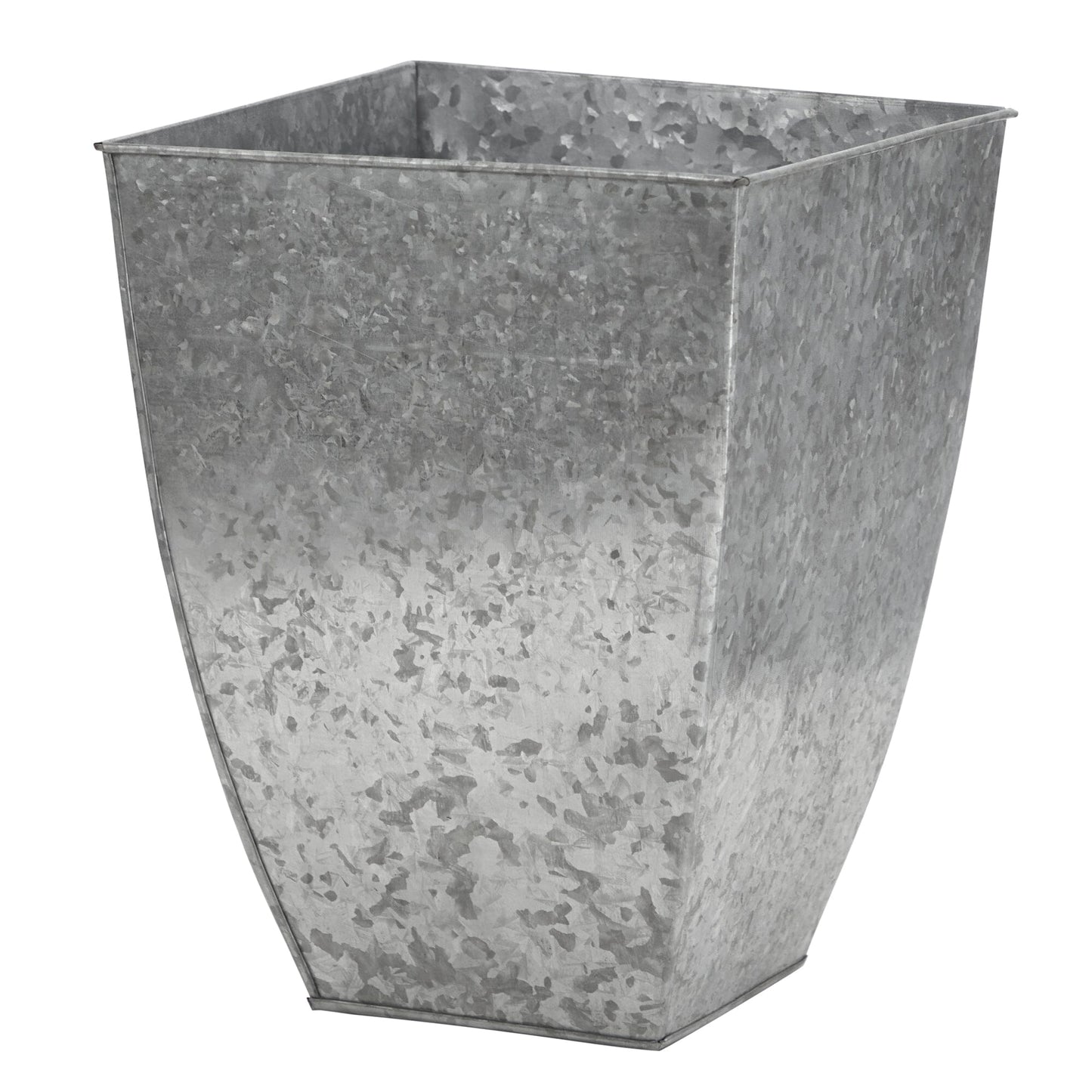 15” Square Tin Planter - Tampa Home & Garden Store