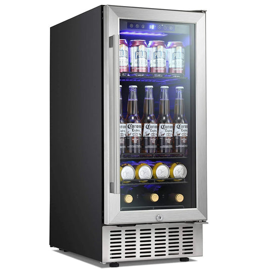 Mini refrigerador de bebidas empotrado de 15 pulgadas W5174C
