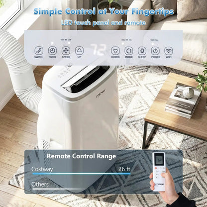 15000 BTU Portable Air Conditioner App Control