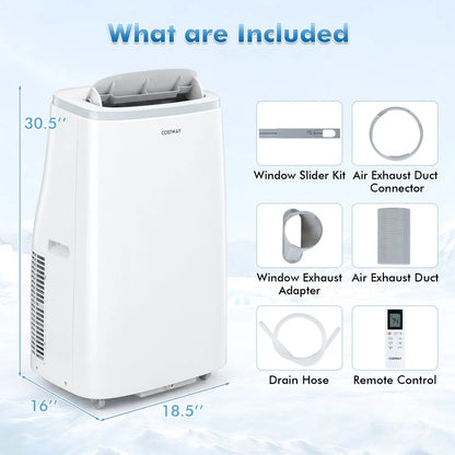 15000 BTU Portable Air Conditioner App Control