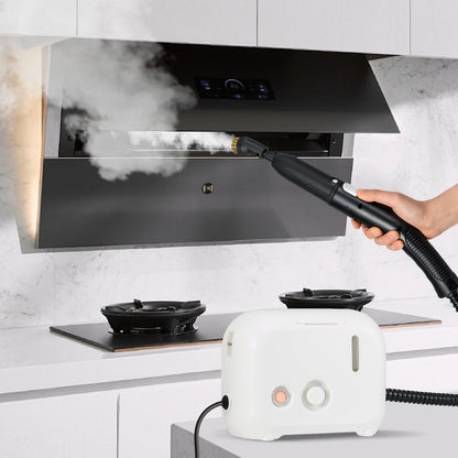 1500W steam cleaner white with 34 oz tank, nozzle with brass brush for hood cleaning on Tampa Home & Garden Store
