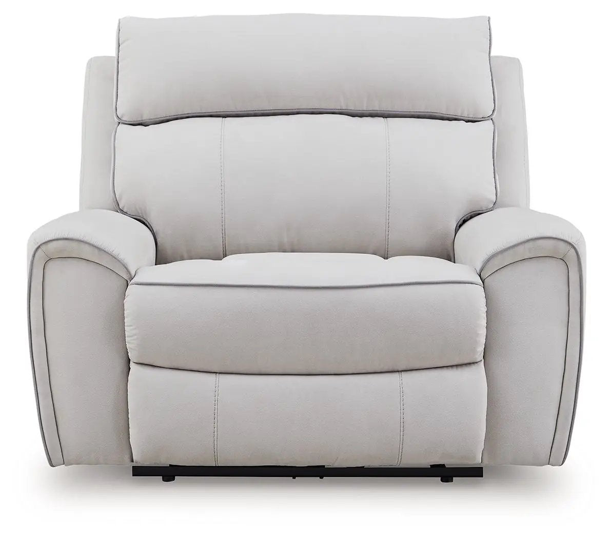 Power recliner chair with adjustable headrest in pearl ash fabric by Unique Piece Furniture on Tampa Home & Garden Store