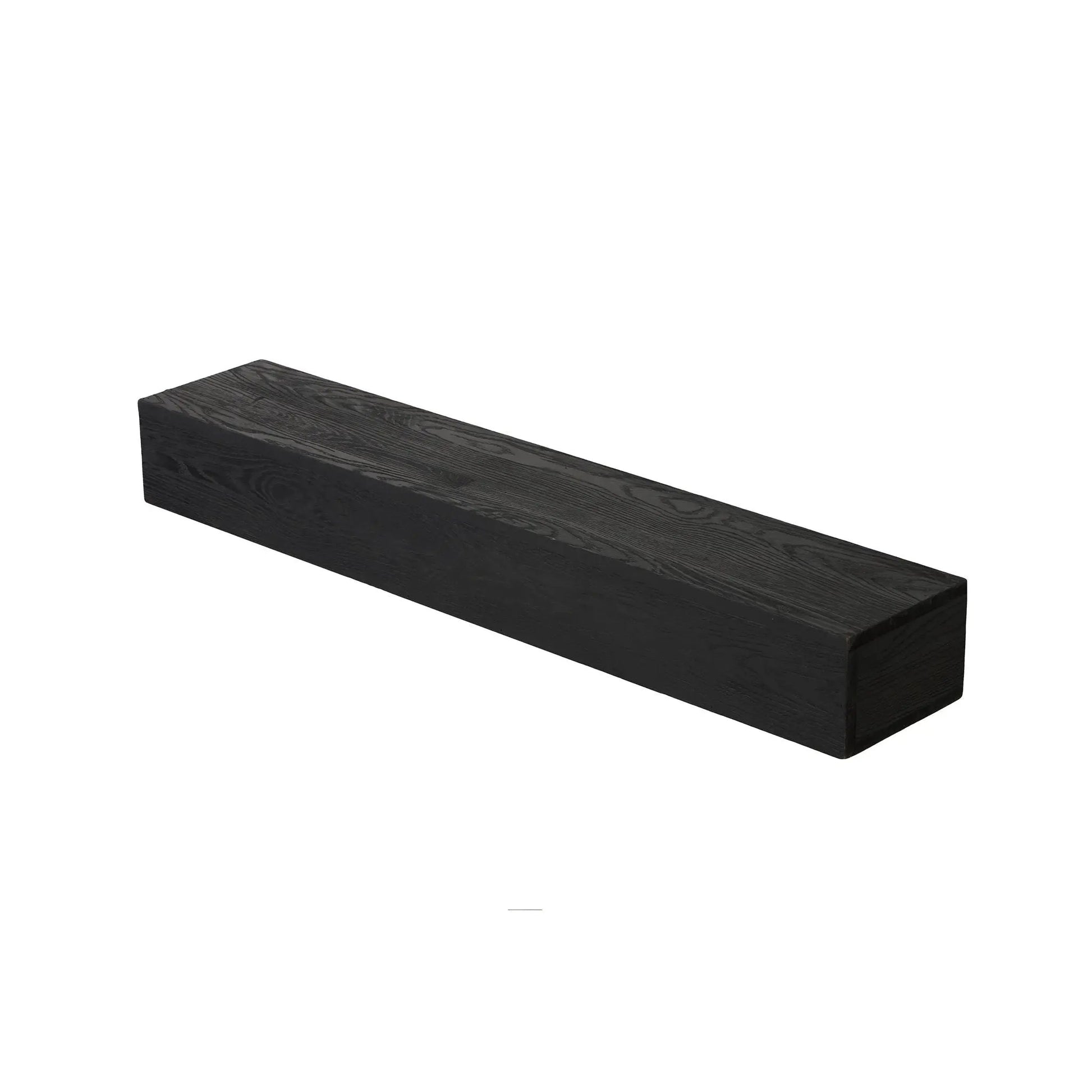 48'' embossed black fireplace mantel wall-mounted floating shelf Unique Piece Furniture on Tampa Home & Garden Store