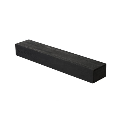 48'' embossed black fireplace mantel wall-mounted floating shelf Unique Piece Furniture on Tampa Home & Garden Store