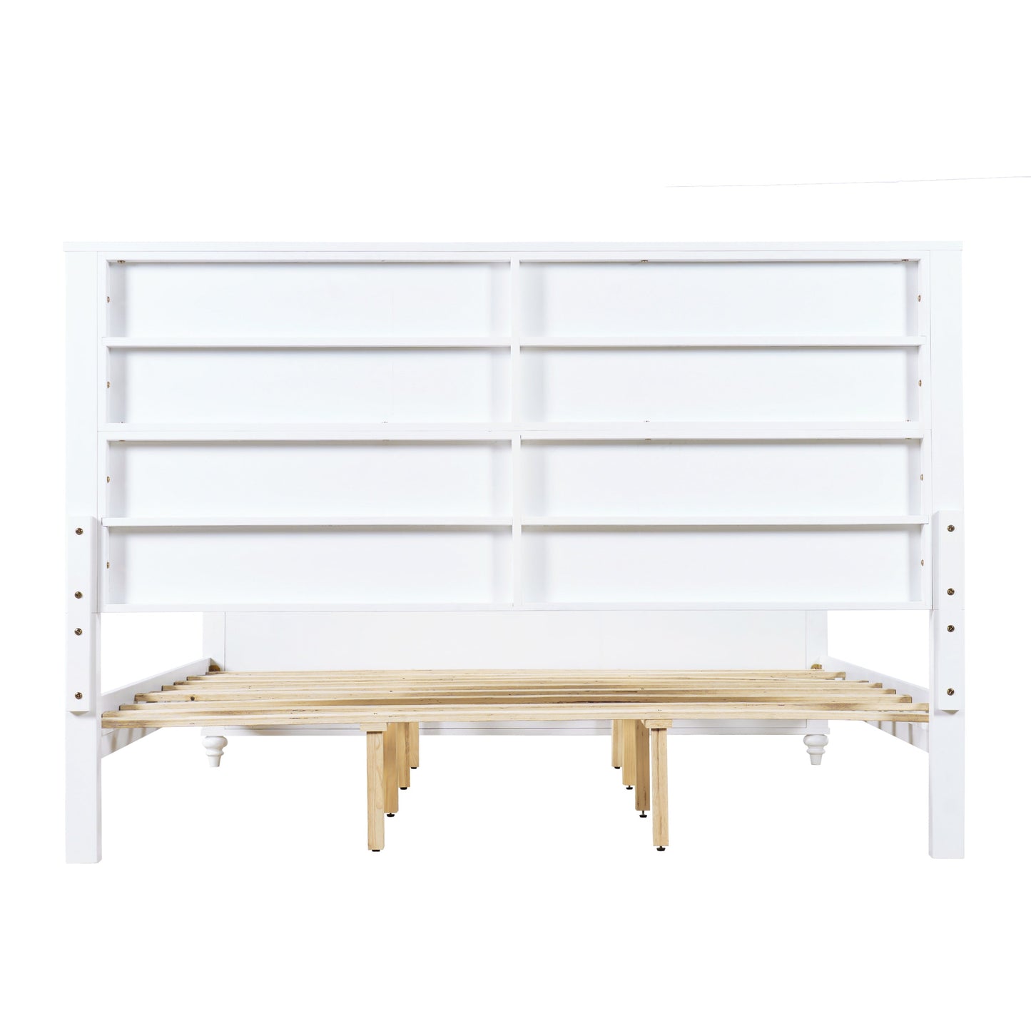King Size Premium Pine Wood Bed and Frame