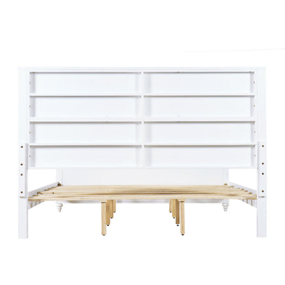 King Size Premium Pine Wood Bed and Frame