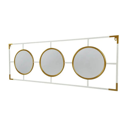 Three Mirror Wall Decor in Rectangular Frame