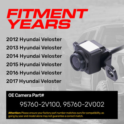 OEM backup camera for Hyundai Veloster 2012-2017, part #95760-2V100/95760-2V002 on Tampa Home & Garden Store