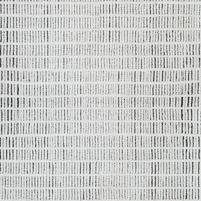 Turinwith Rug Ivory and Black Stripe Area Rug