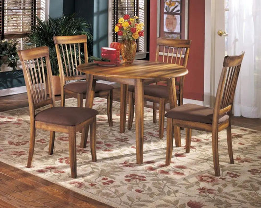 Berringer Drop Leaf Table Set 3 Piece round wood table by Unique Piece Furniture on Tampa Home & Garden Store