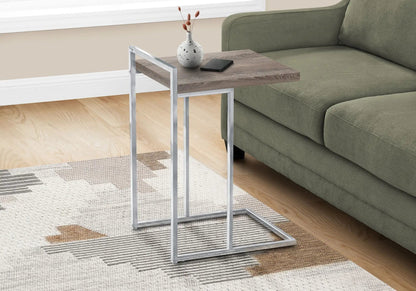 C Shaped Accent Table for Sofas and Beds Modern
