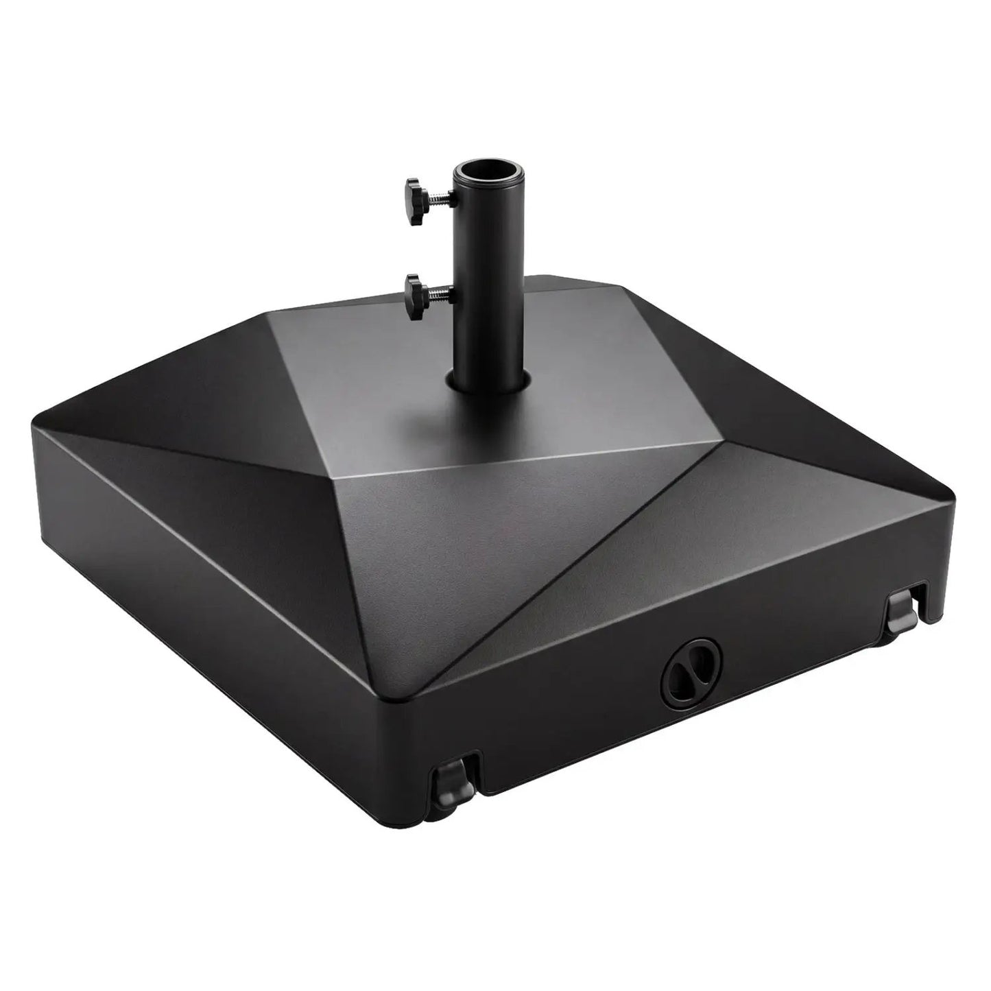154lbs Fillable Patio Umbrella Base with Wheels