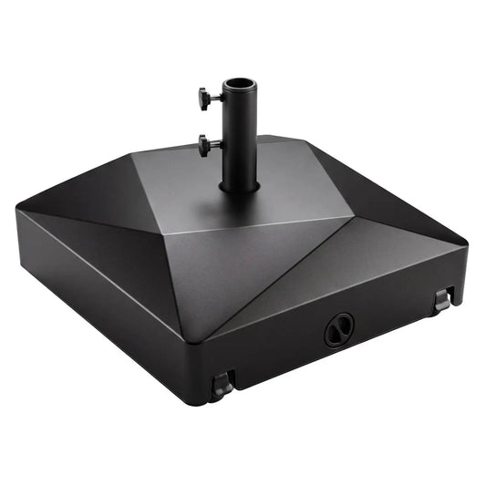 154lbs Fillable Patio Umbrella Base with Wheels