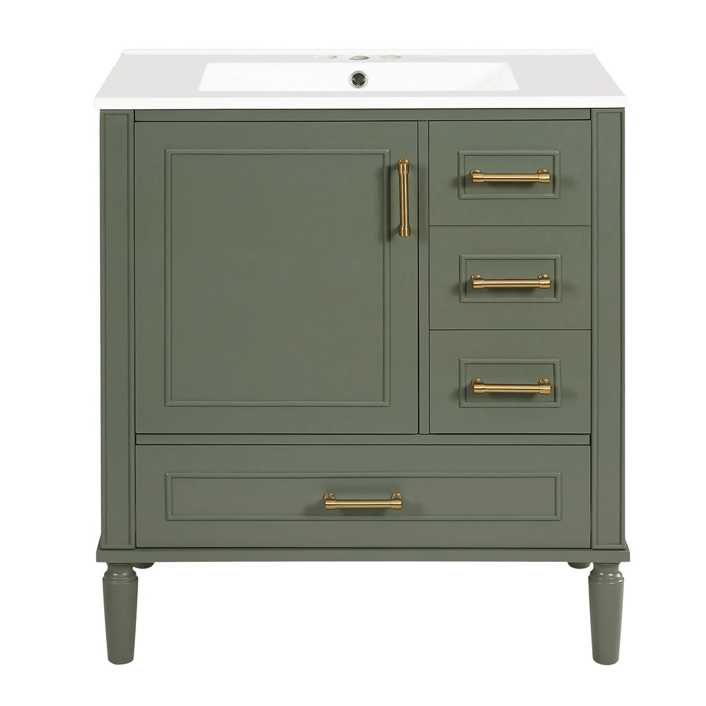 Traditional Bathroom Vanity With Soft Close Doors