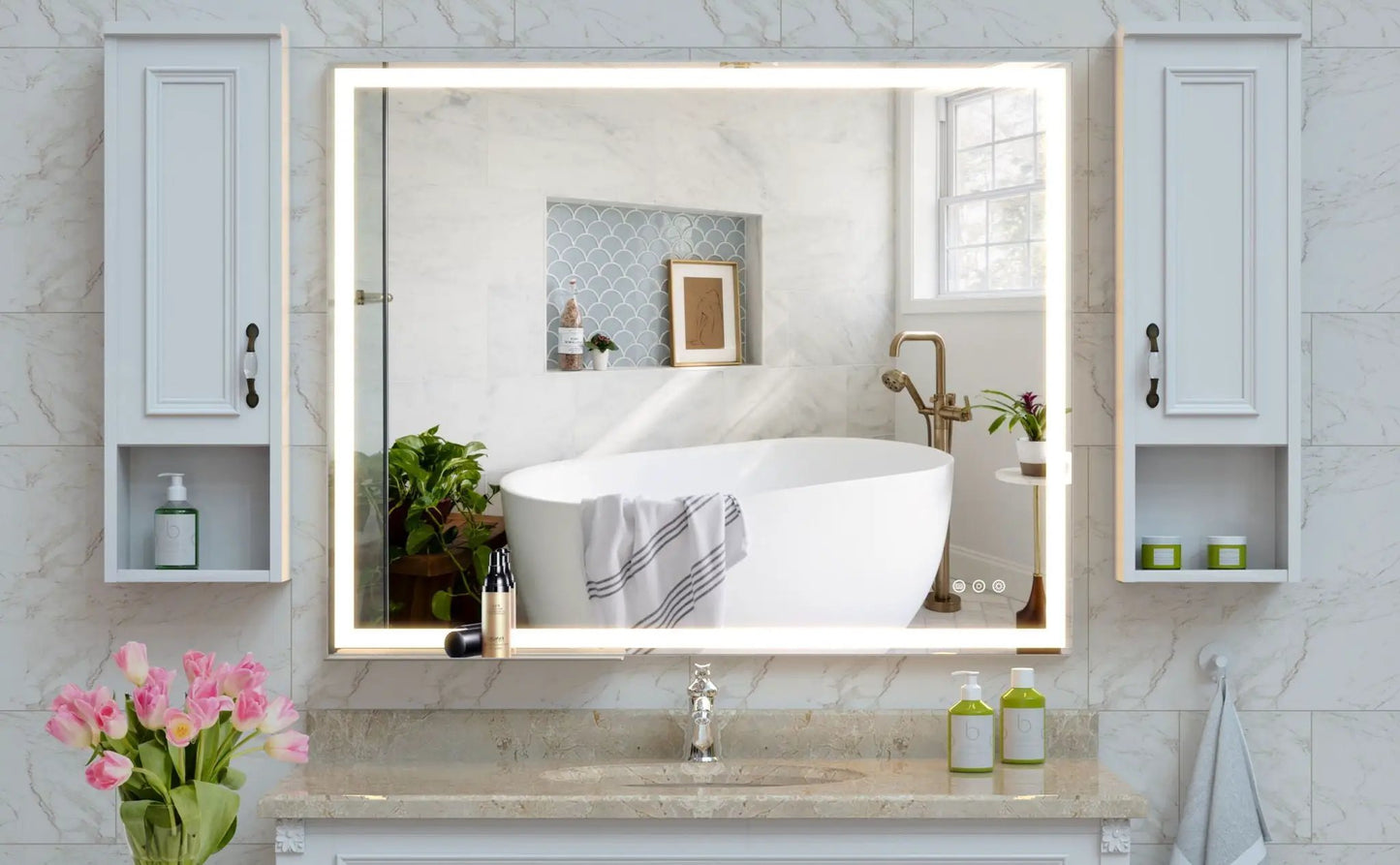 LED Vanity Mirror with Touch Switch and Anti Fog