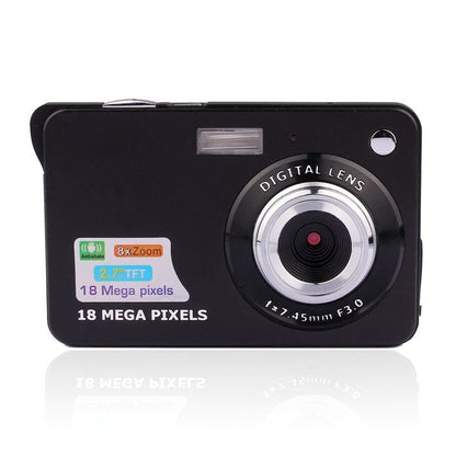 Slim digital camera black body with round lens, 18 megapixels, 2.7in TFT display on Tampa Home & Garden Store