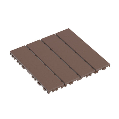 Plastic Interlocking Patio Deck Tiles For Outdoor