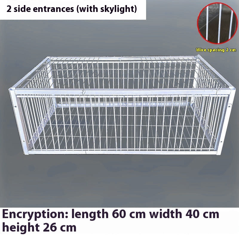 Pigeon Active Network Door Encrypted Return Cage white metal side entrances 60x40x26 cm on Tampa Home & Garden Store