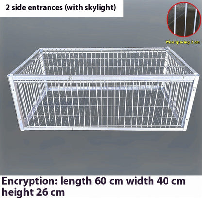 Pigeon Active Network Door Encrypted Return Cage white metal side entrances 60x40x26 cm on Tampa Home & Garden Store