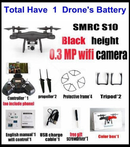 Sell My Stuff SMRC S10 FPV Quadcopter with 0.3 MP wifi camera in black and controller on Tampa Home & Garden Store