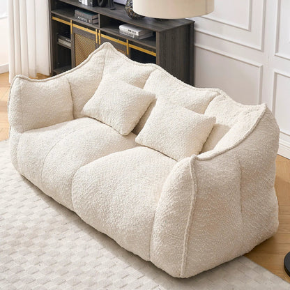 Comfortable Dual Beanbag Chair and Foam Core