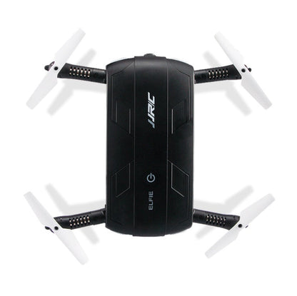 JJRC H37 Elfie foldable mini selfie drone with 4 white propellers black body on Tampa Home & Garden Store