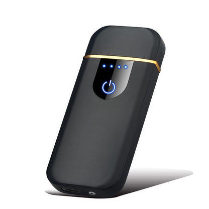 Stevvex metal plasma lighter with dual arc, blue LED indicators, USB rechargeable on Tampa Home & Garden Store