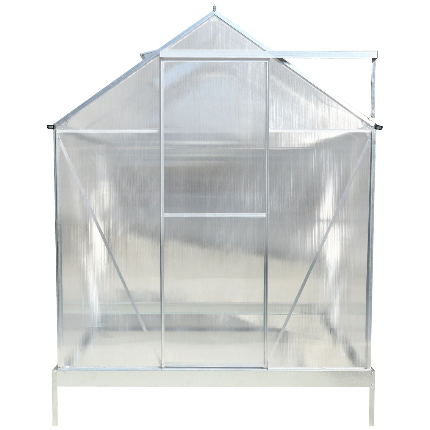 Heavy Duty Polycarbonate Greenhouse Kit and Door