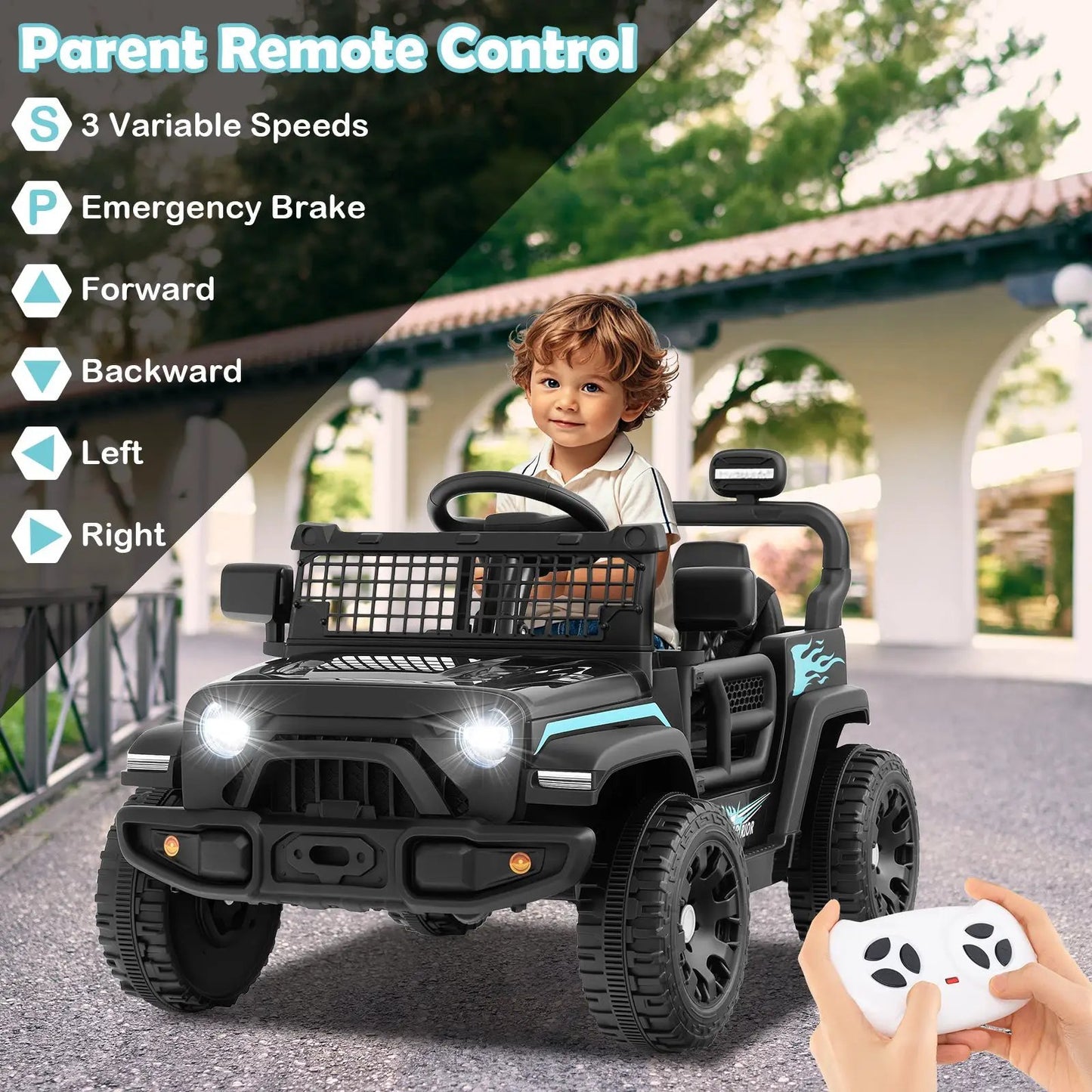 12V Kids Ride on Truck Battery Powered Vehicle