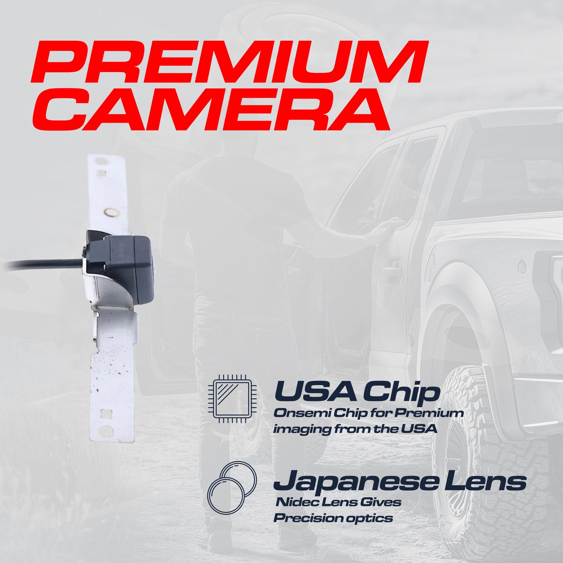 Master Tailgaters Infiniti G37/Q60 OEM backup camera with black housing on Tampa Home & Garden Store