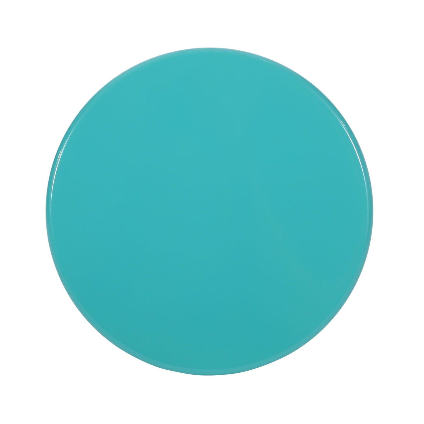 Serenita outdoor side table set of 2 round teal top edge close-up by HouseOfZazla on Tampa Home & Garden Store