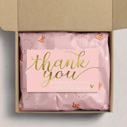 English Holiday Thank You Card for Do It Yourself